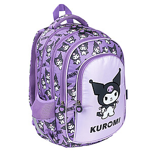 Kuromi ergonomikus iskolatáska, hátizsák – Violet