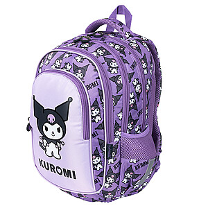 Kuromi ergonomikus iskolatáska, hátizsák – Violet