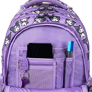 Kuromi ergonomikus iskolatáska, hátizsák – Violet