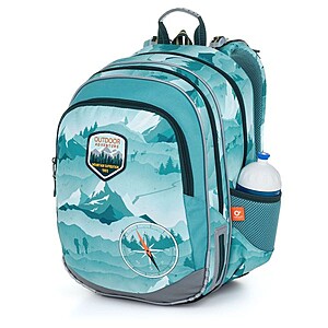 Topgal ergonomikus iskolatáska hátizsák Elly – Outdoor Adventure